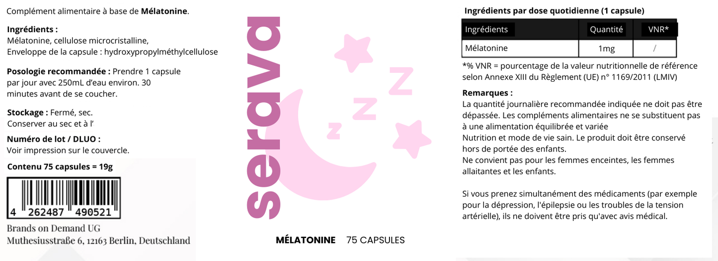 Mélatonine Naturelle
