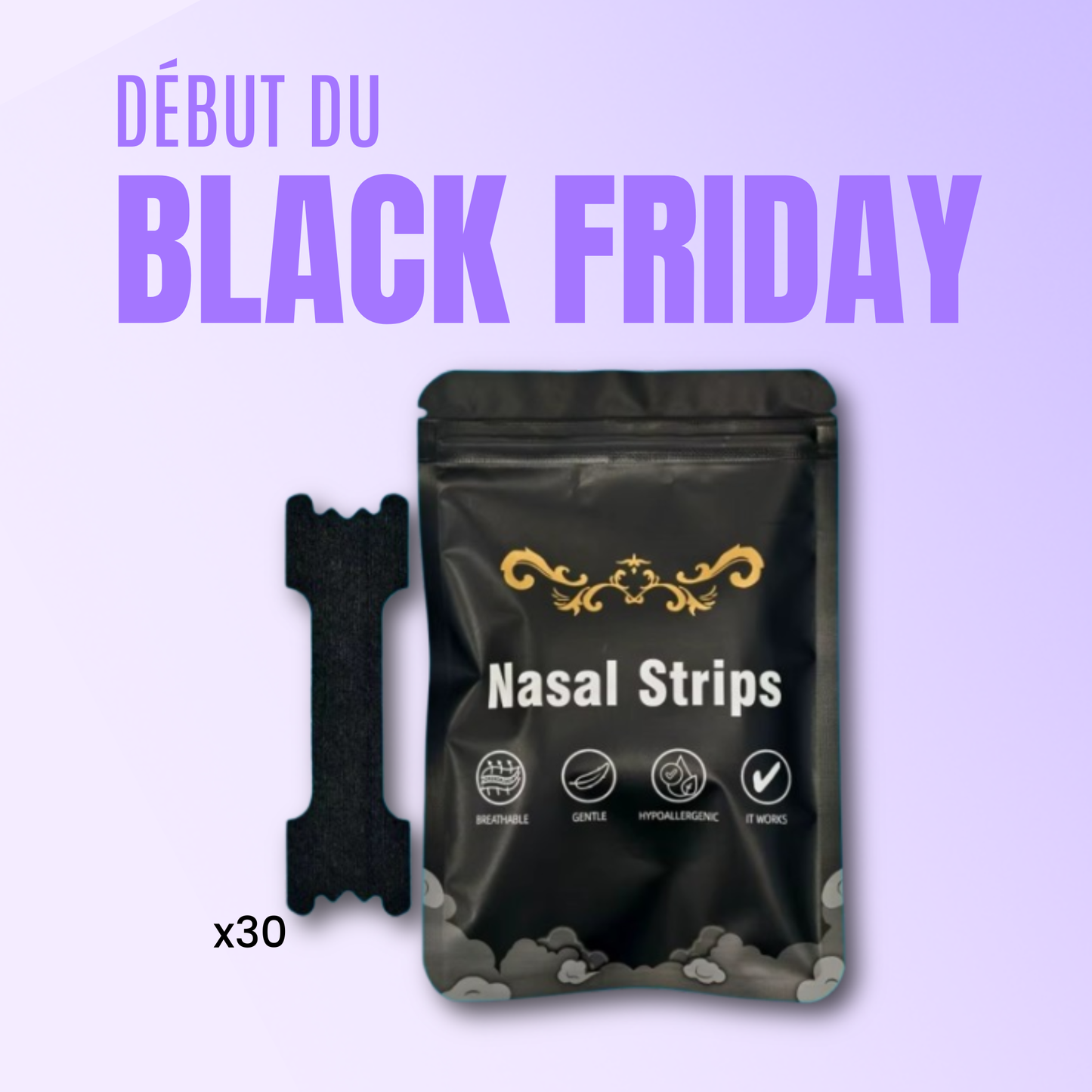 Bandes Nasales - Respiration dégagée